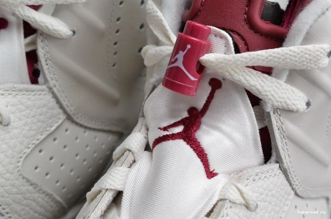 white Air 384664-116 Jordan Retro 6 Maroon 1125